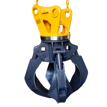 High quality mini hydraulic excavator log rotating grapple